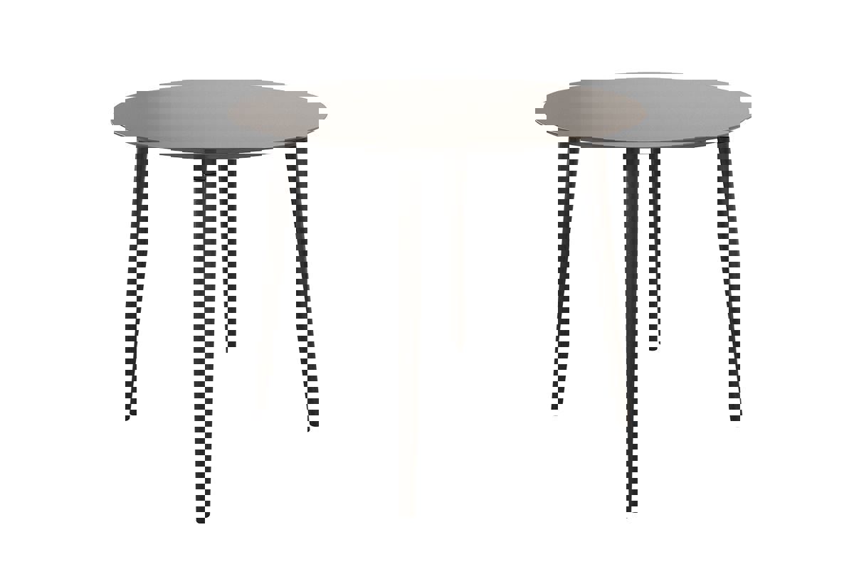 Изображение товара Обеденный стол круглый Mebelson KM-0214.1907 90x90x90 см МДФ цвет серый