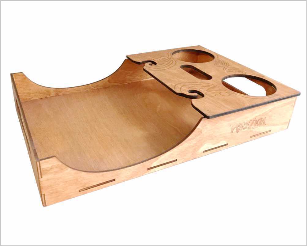 Изображение товара Столик-поднос 26x40 см Porezkin Винный дуб для подарка