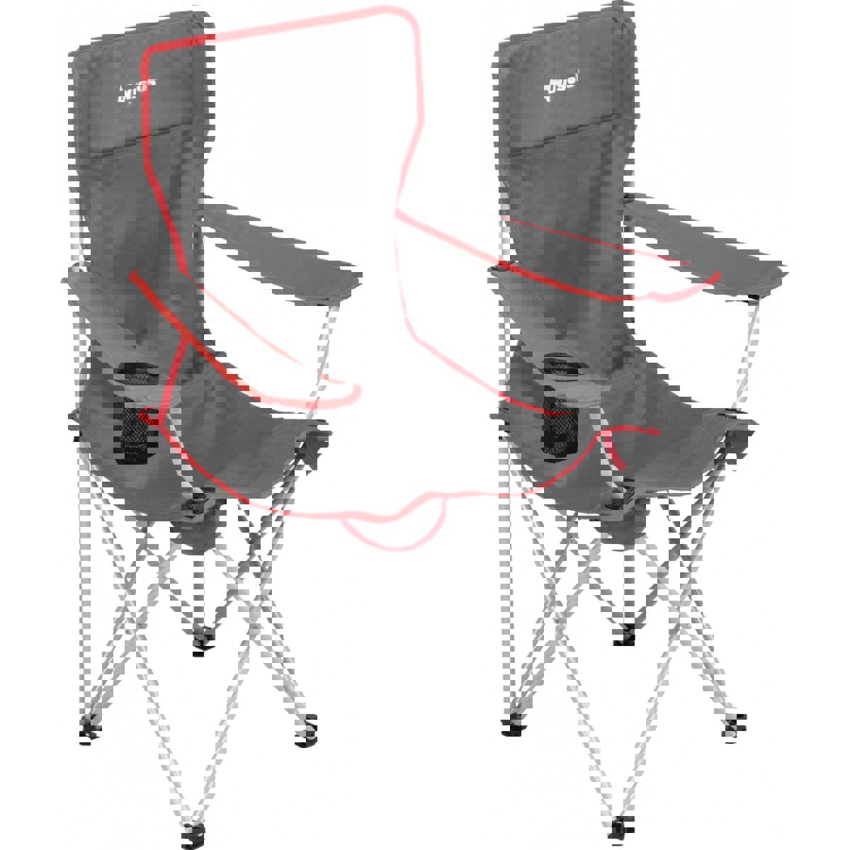 Изображение товара Комфортное садовое кресло Nisus N-96806H-GR с подстаканником
