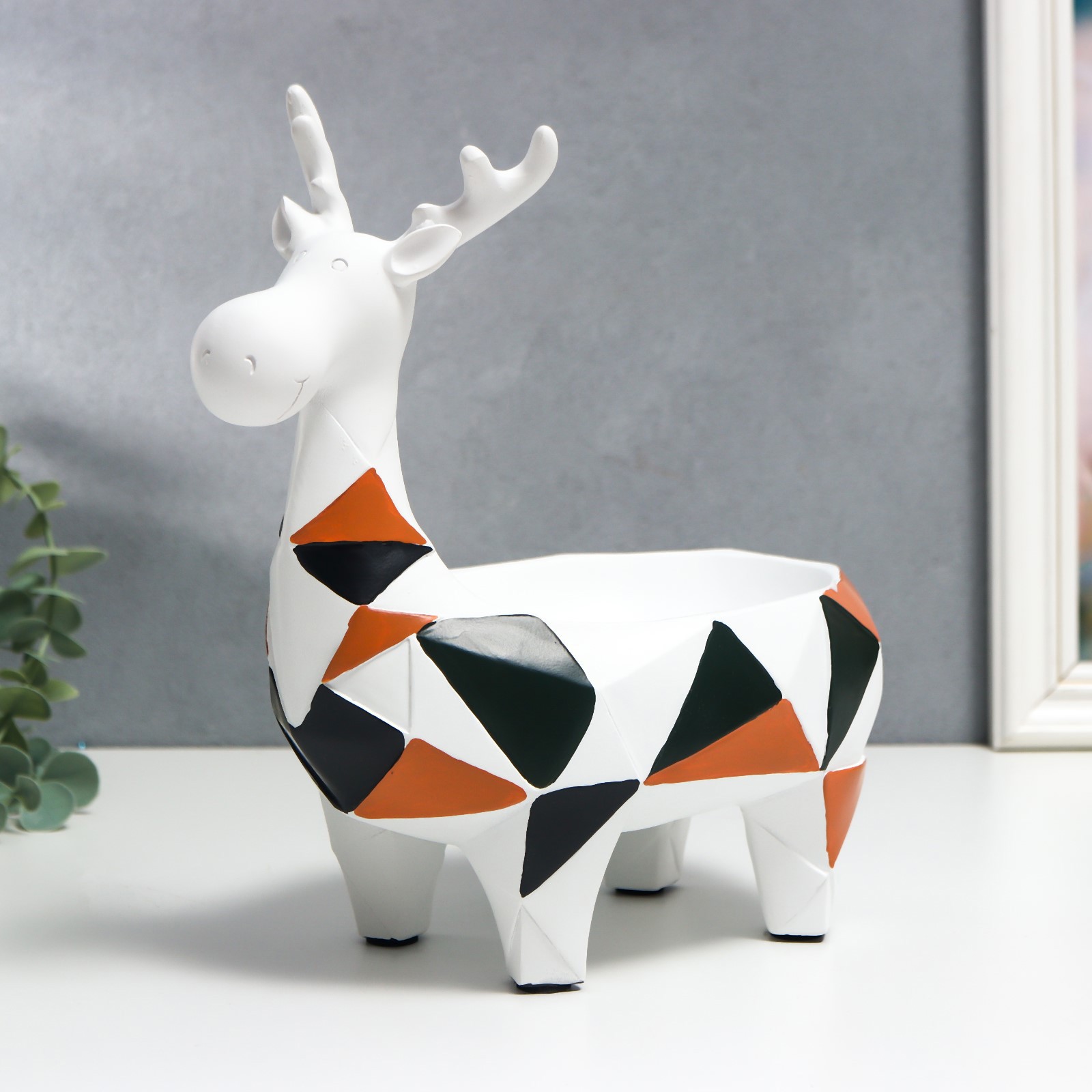 Изображение товара Подставка интерьерная 3D Лосик. Цветная геометрия Изображение товара Подставка интерьерная 3D Лосик. Цветная геометрия