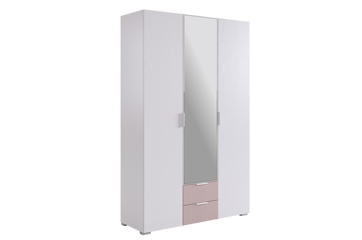Изображение товара Шкаф распашной Mebelson 120x190x42.2 см ЛДСП цвет белое дерево/пудра розовая (эмаль)