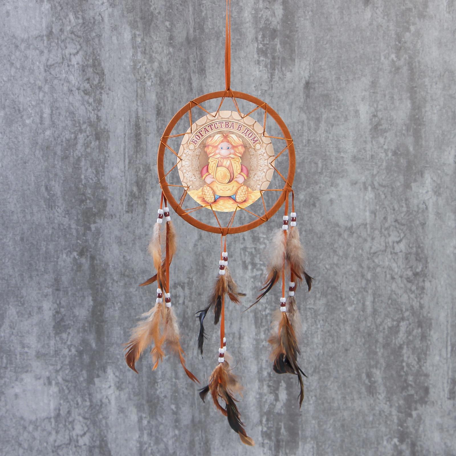 Изображение товара Панно ловец снов "Богатства в дом", d 20 см