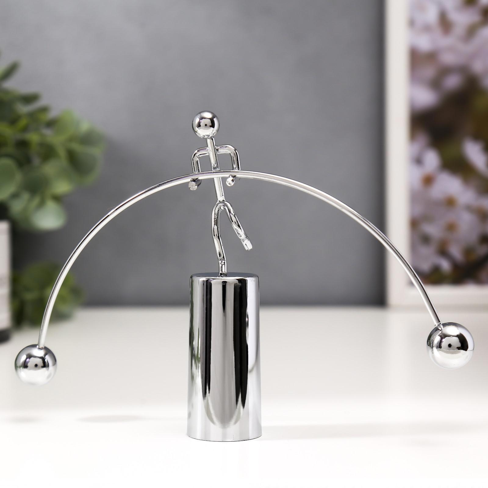 Изображение товара Маятник-антистресс настольный Человечек-эквилибрист 11,5x18x2,5 см