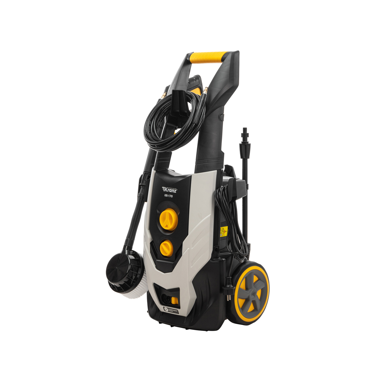 Изображение товара Мойка высокого давления KR-170 170 бар 450 л/ч KRANZ для бытовых нужд