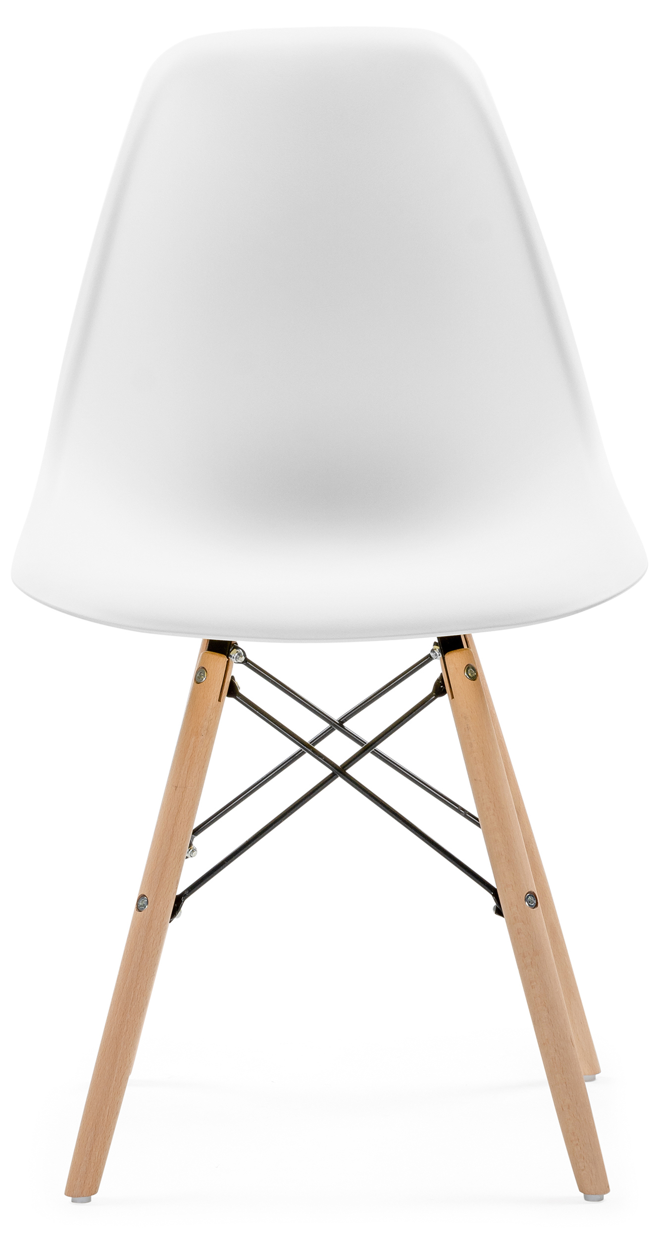 Изображение товара Стул Woodville Eames PC-015 46x83x49 см пластик цвет белый