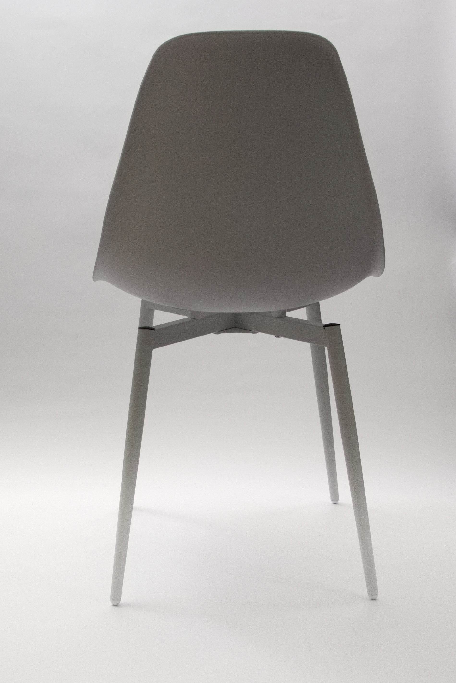 Изображение товара Современный скандинавский стул Туссе из ABS-пластика белого цвета