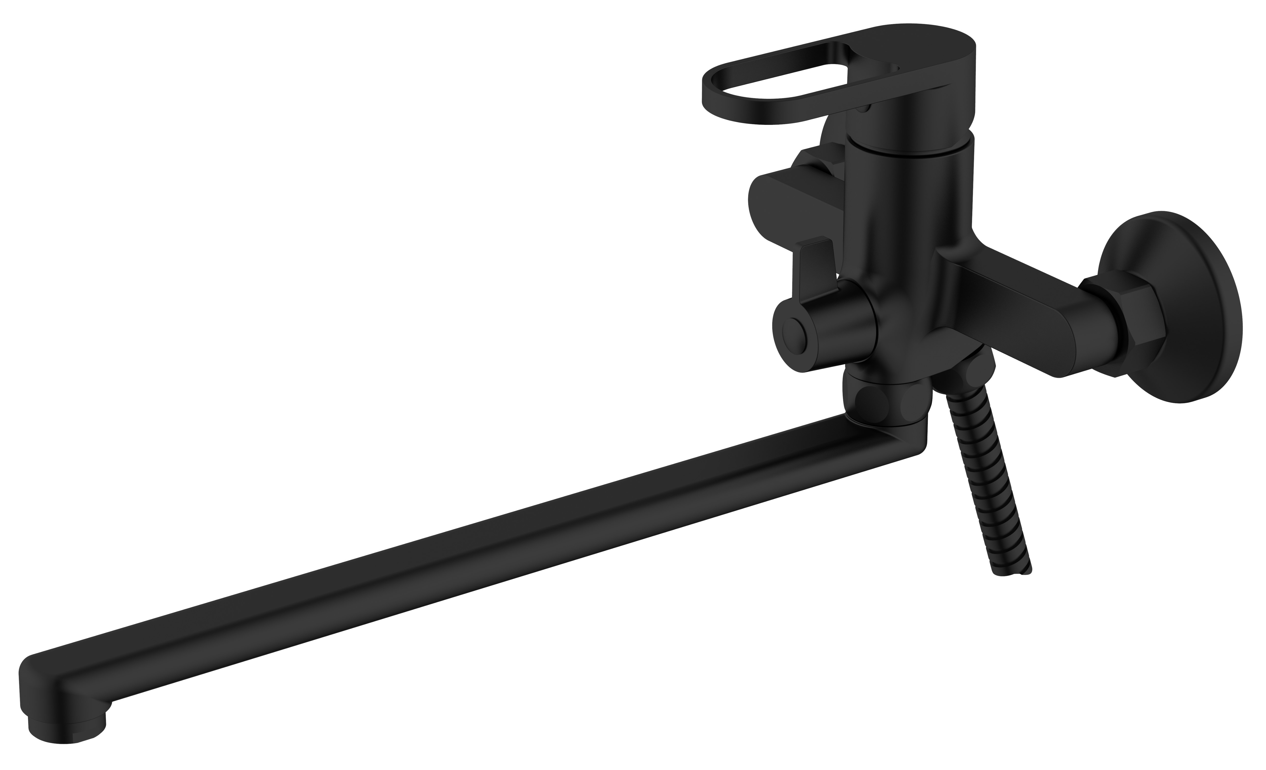 Изображение товара Смеситель для ванны Esko Catania CTN31B однорычажный черный матовый