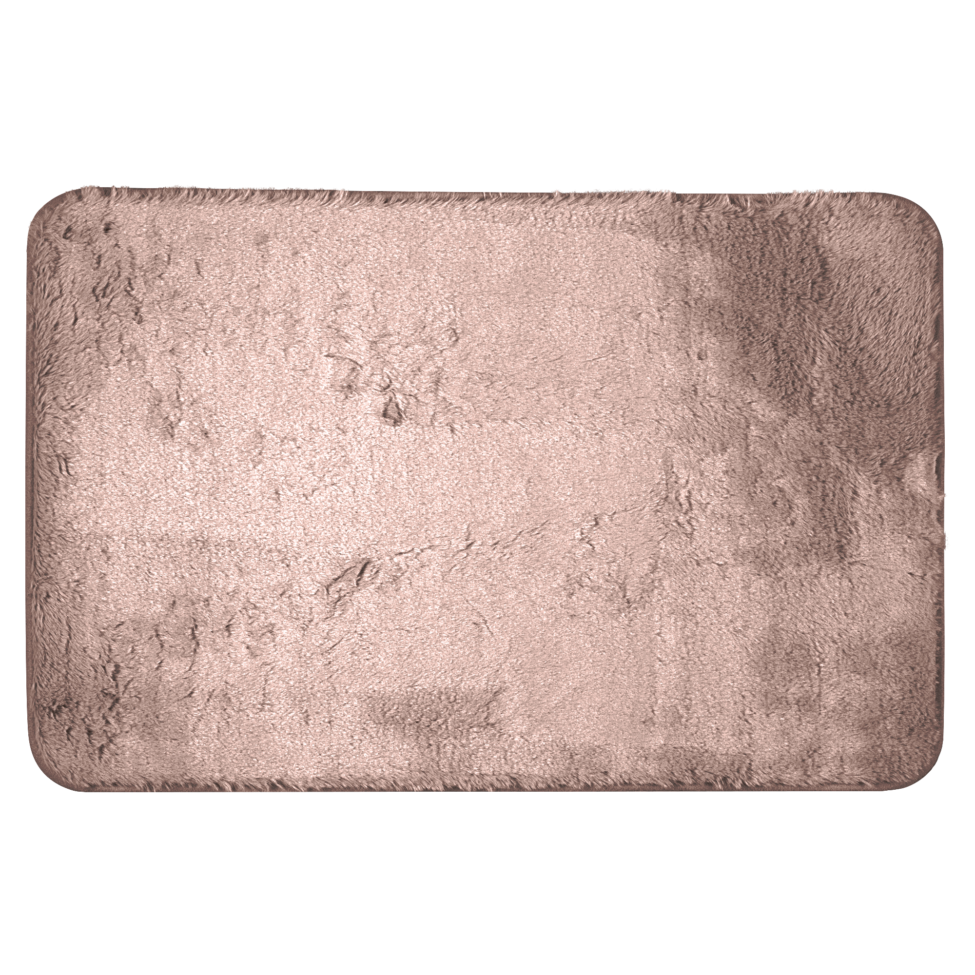 Изображение товара Коврик для ванной Swensa Swanny Fossil 50x80 см серо-розовый противоскользящий