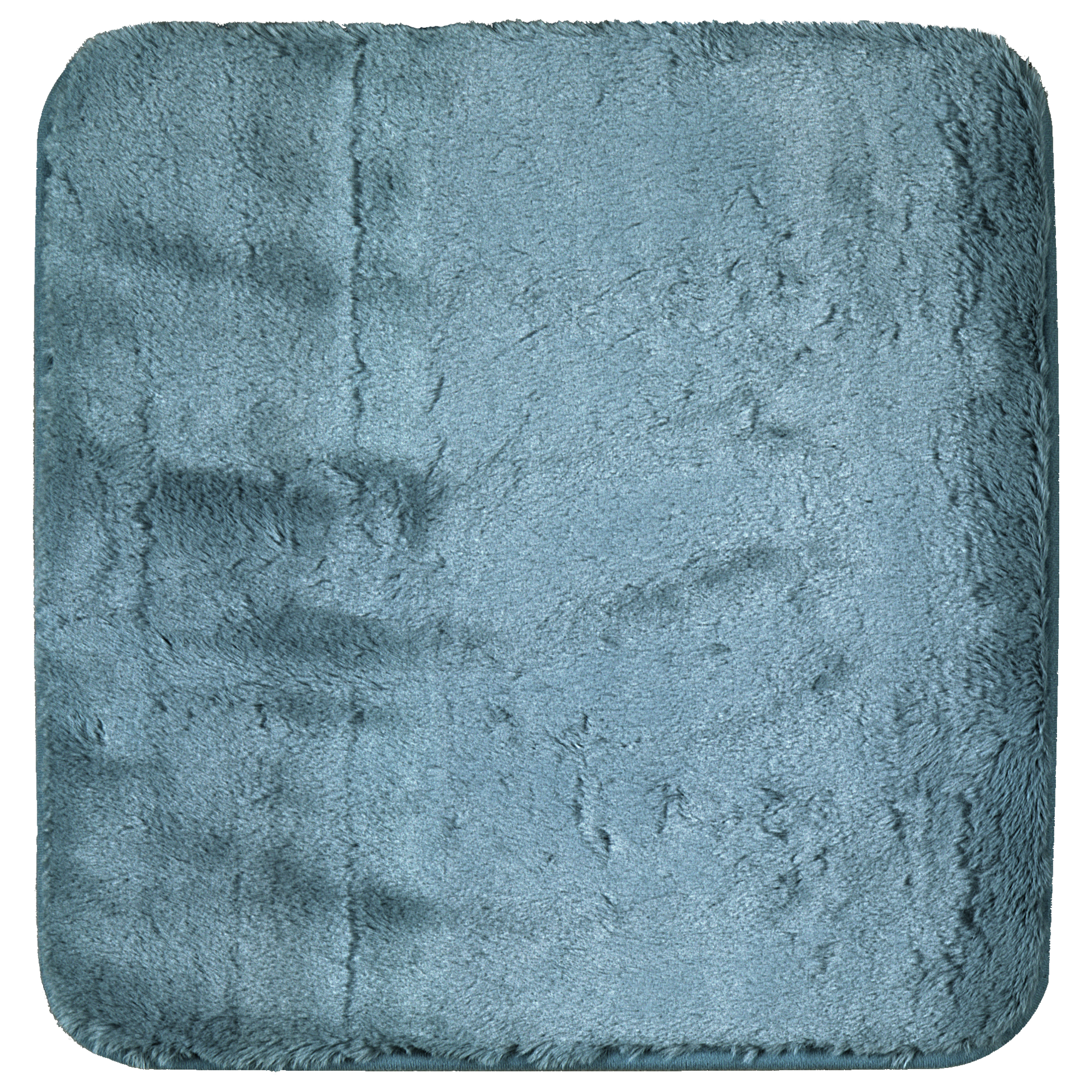 Изображение товара Коврик для туалета Swensa Swanny Aqua 50x50 см бирюзовый противоскользящий микрофибра