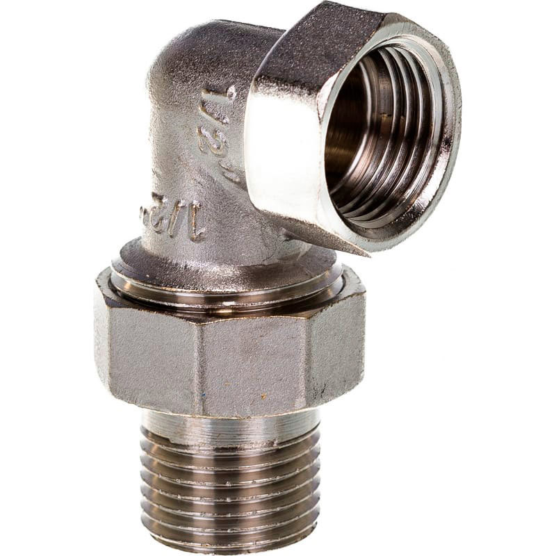 Изображение товара Американка угловая Valtec 3/4"x3/4" латунь никелированная ВР-НР