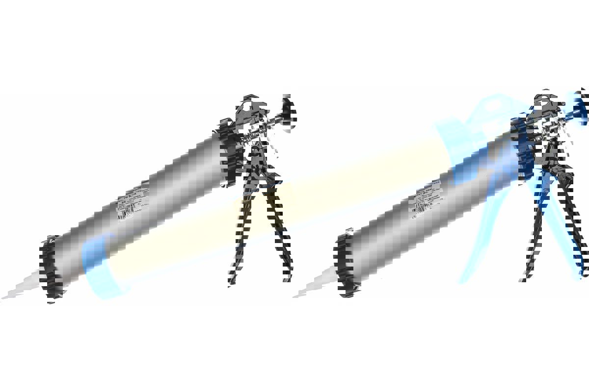 Изображение товара Пистолет для герметика закрытый Практика Кобальт 244-032 600 мл