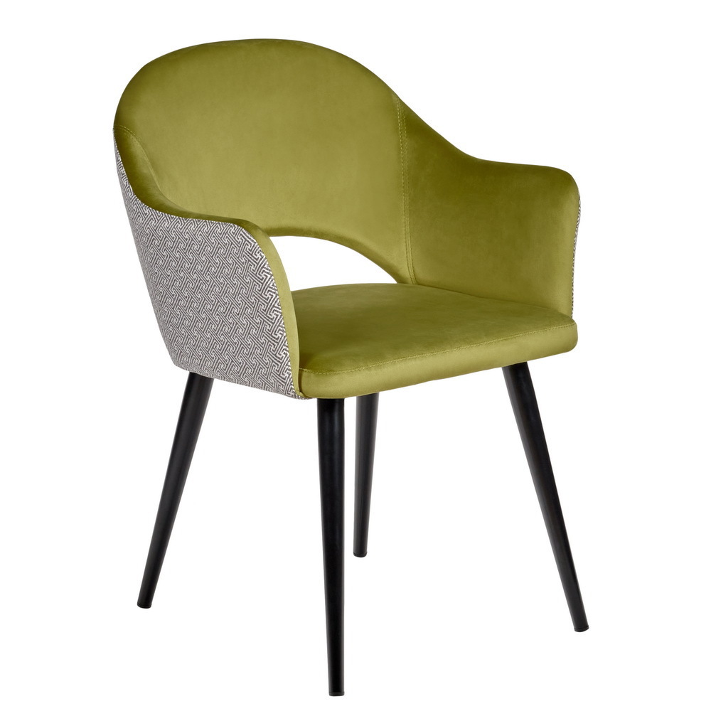 Изображение товара Стул Bradex Bruno 42x65x56 см велюр цвет зеленый