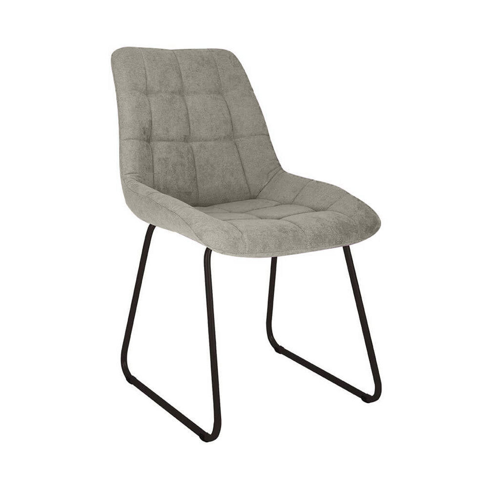 Изображение товара Стул Nowy styl Nicole cfs black (на полозьях) soro 52.5x87.7x57.3 см текстиль цвет бежевый Изображение товара Стул Nowy styl Nicole cfs black (на полозьях) soro 52.5x87.7x57.3 см текстиль цвет бежевый