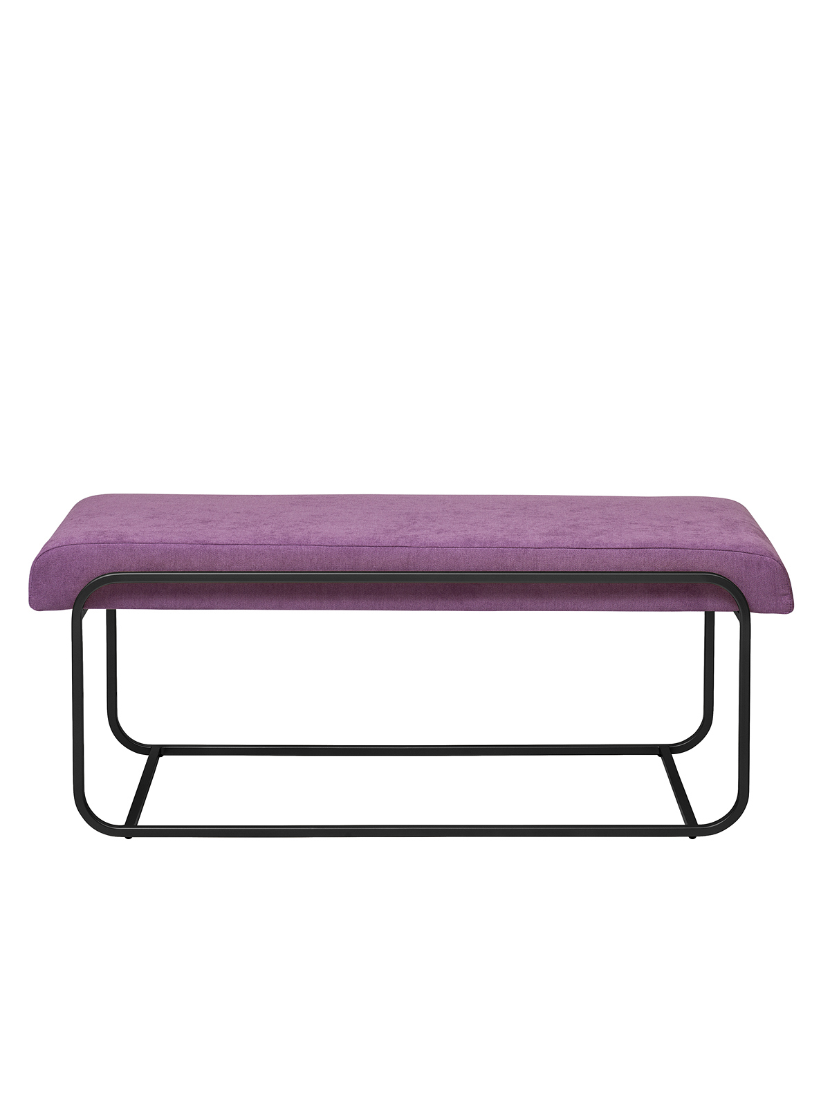 Изображение товара Банкетка Greenween Siena лавандовая с черным основанием регулируемые ножки