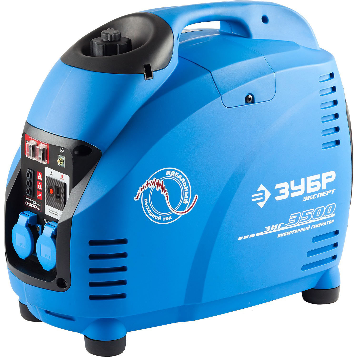 Изображение товара Генератор бензиновый Зубр ЗИГ-3500 мощностью 3.5 кВт