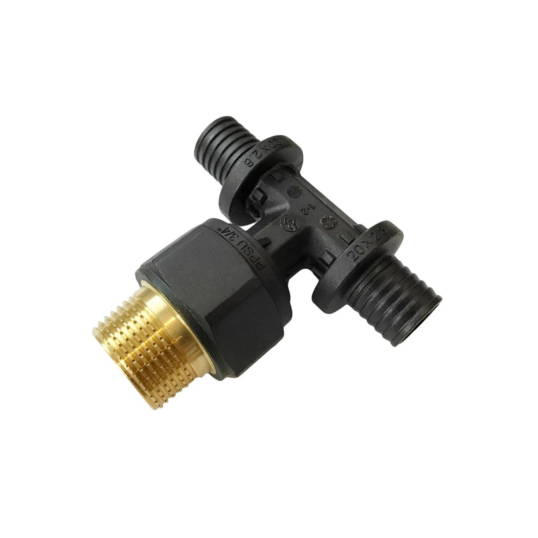 Изображение товара Тройник комбинированный Varmega 3/4"x20 мм НР полифенилсульфон