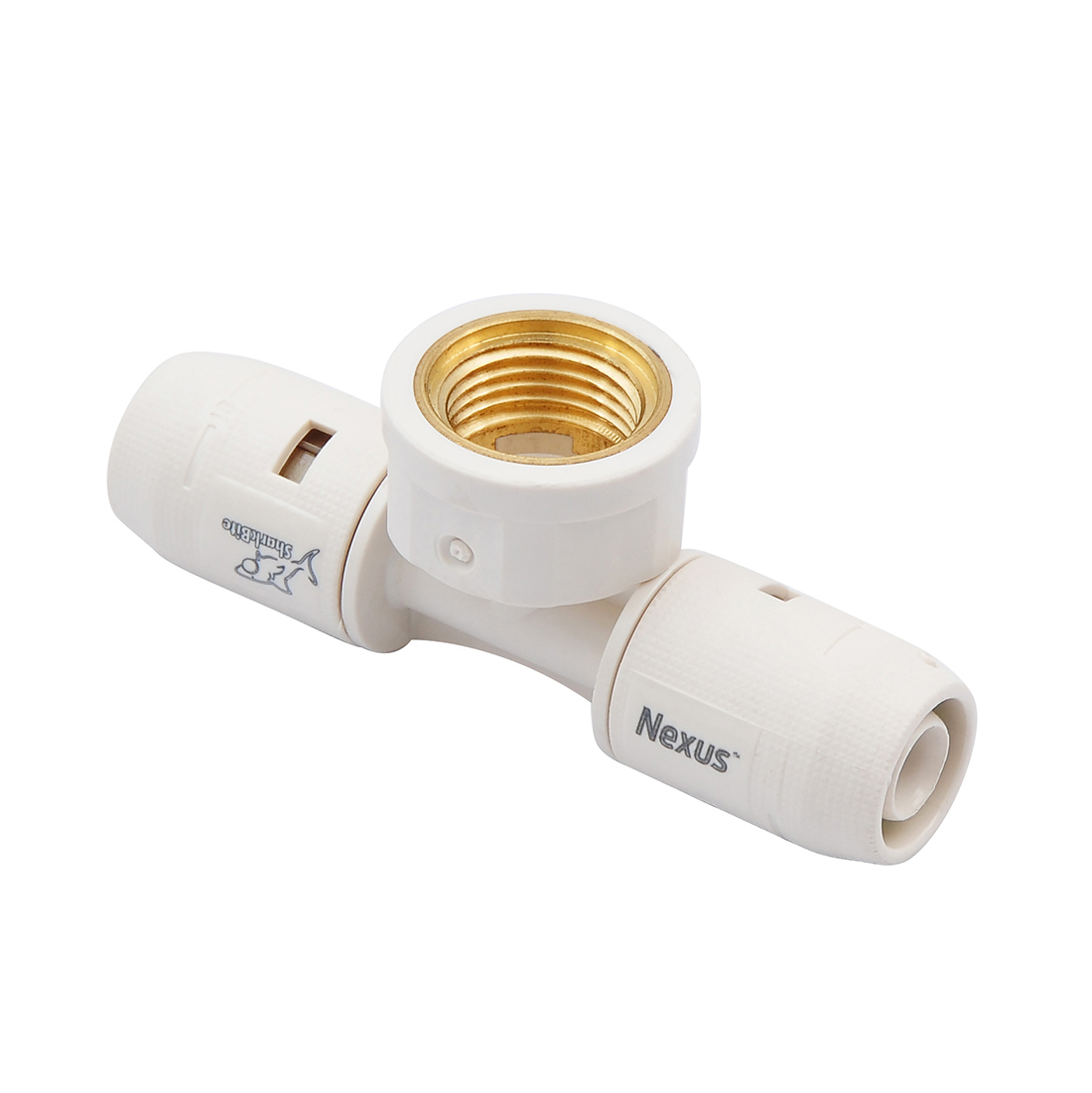 Изображение товара Тройник комбинированный Sharkbite 1/2"x16 мм ВР полифенилсульфон 2 шт