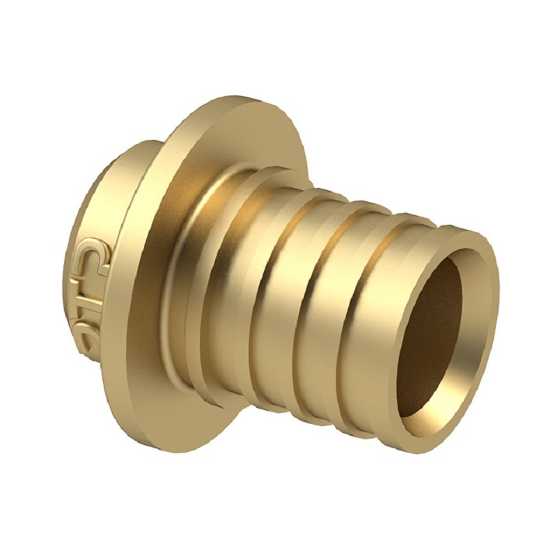 Изображение товара Заглушка латунная РТП 40x40 мм для труб из полиэтилена, Россия