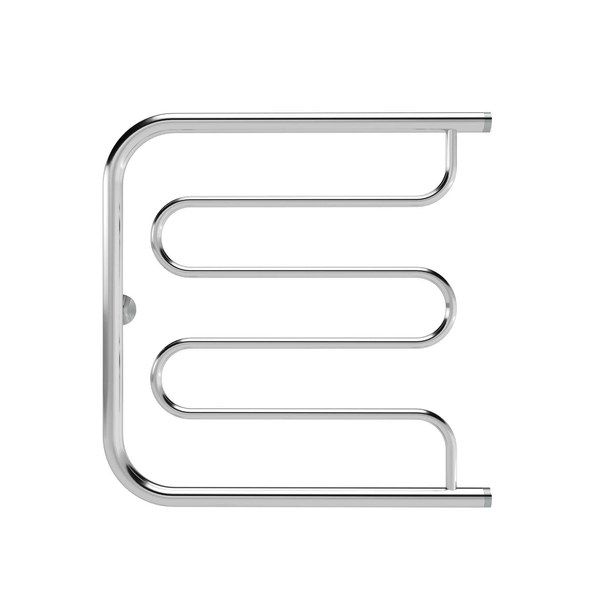 Изображение товара Водяной полотенцесушитель Indigo Standart 60x53.2 см из нержавеющей стали с боковым подключением