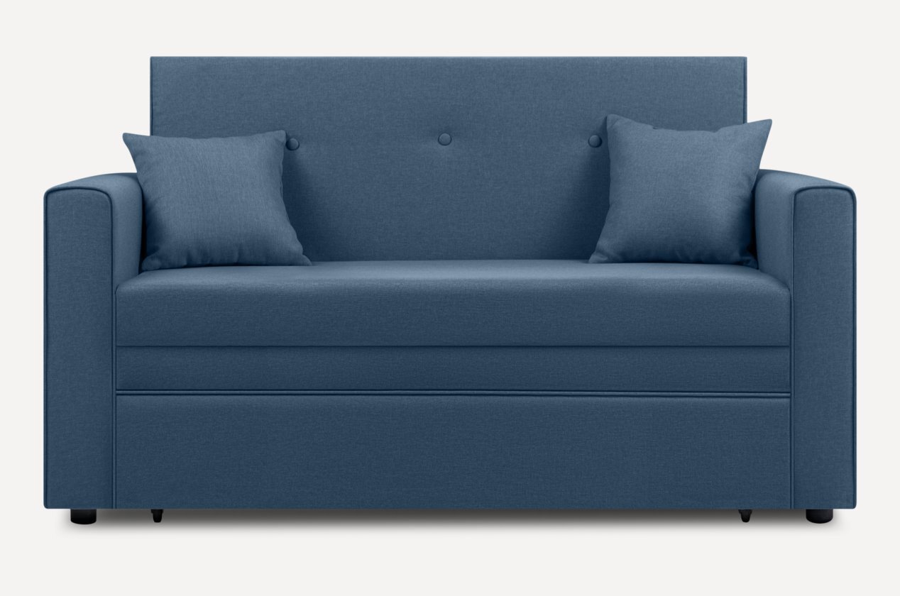 Изображение товара Раскладной диван Divan.ru Види 78x87x64 см ткань цвет синий