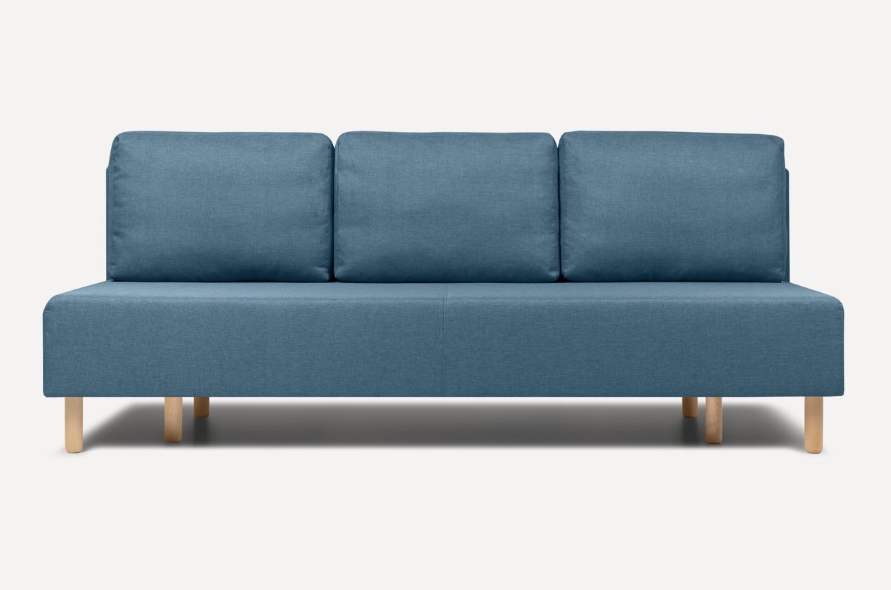Изображение товара Диван раскладной Divan.ru Викс 90x83x60 см ткань цвет голубой