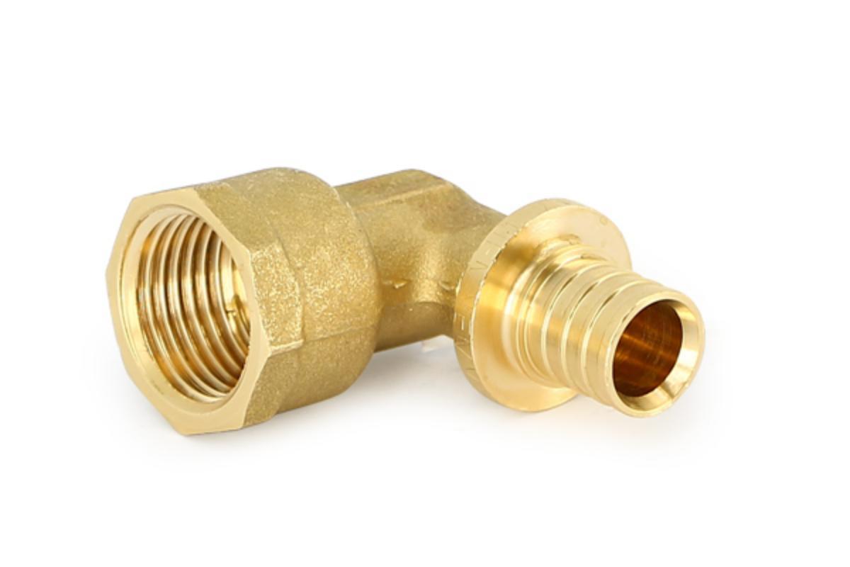 Изображение товара Угол комбинированный 90° UNI-FITT 3/4x20 мм латунь ВР для водопровода