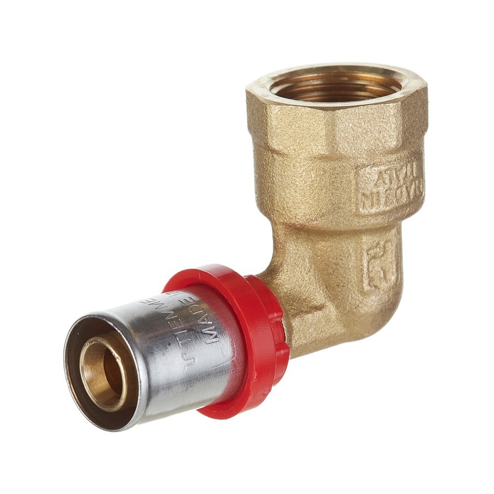 Изображение товара Угол комбинированный 90° Tiemme 1/2"x16 мм ВР-ВПр латунь