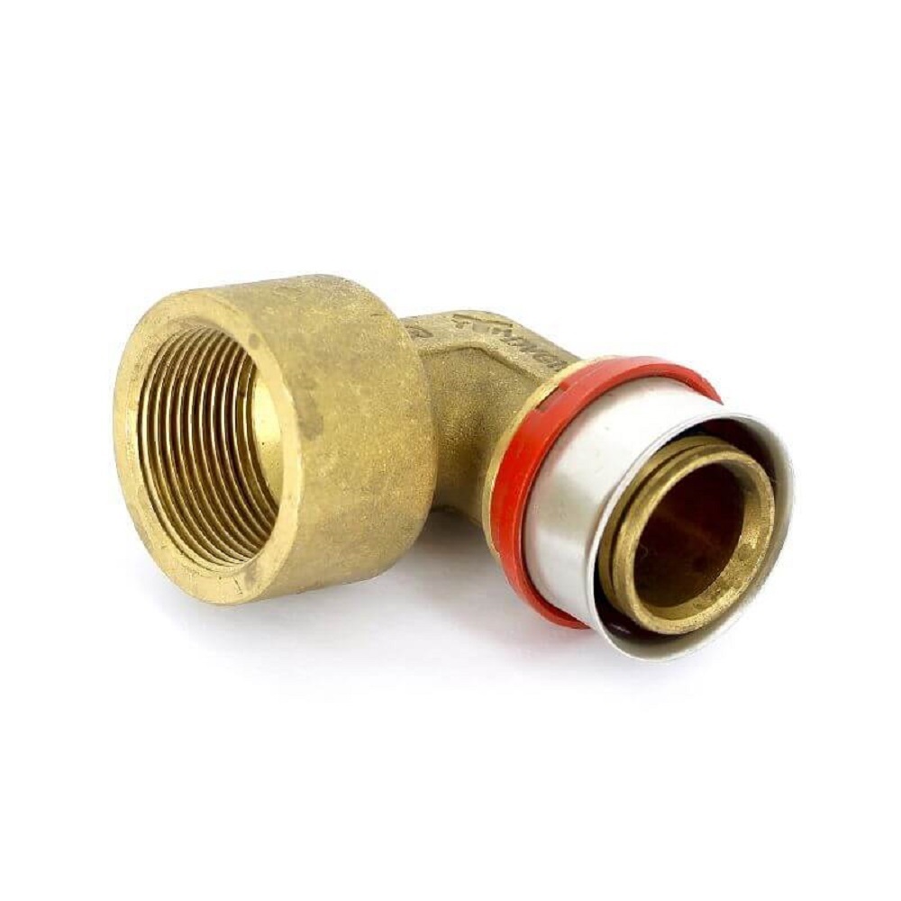 Изображение товара Угол комбинированный 90° Tiemme 1 1/4x40 мм латунь Италия