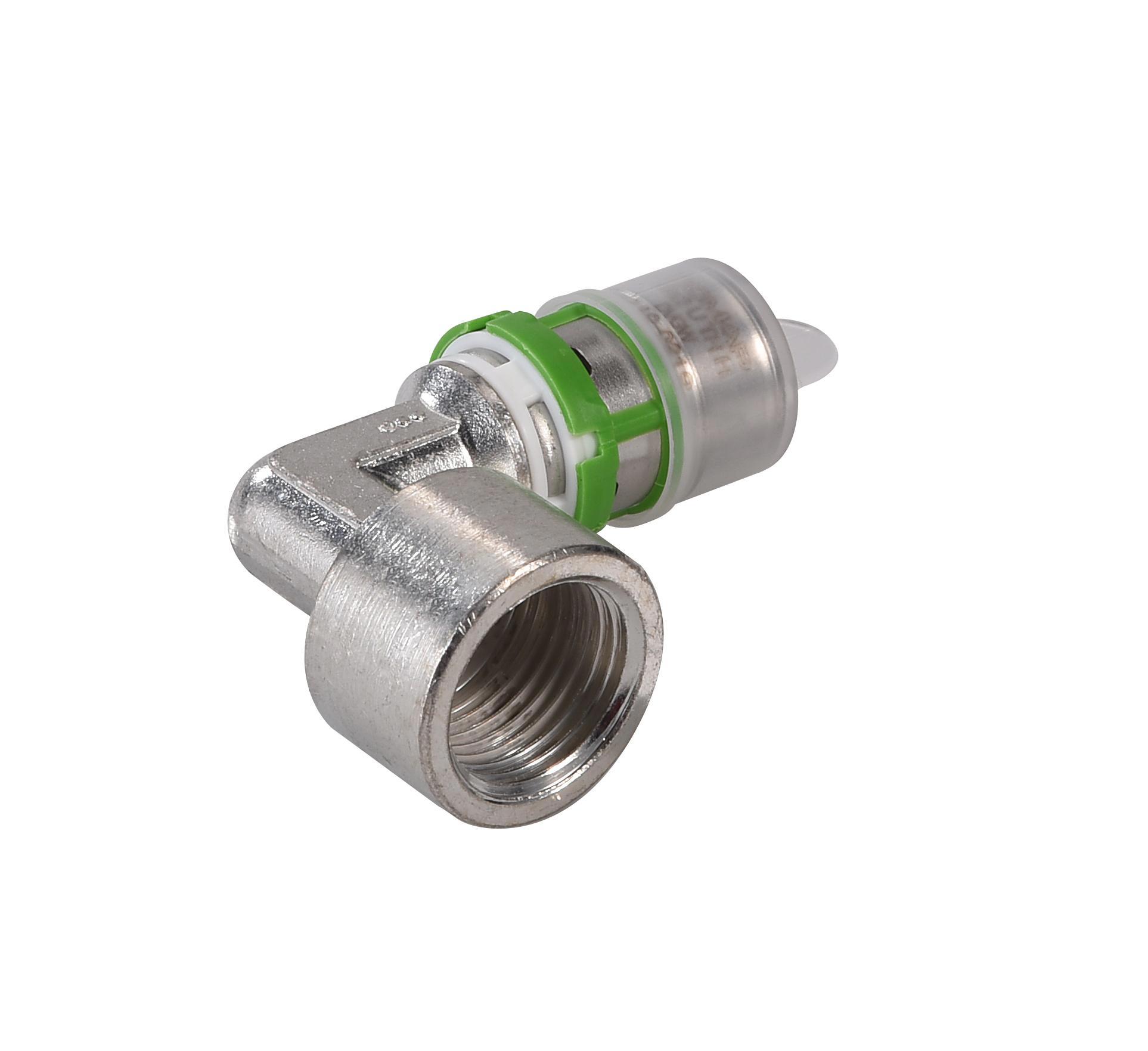 Изображение товара Угол 90° COMAP 1 дюйм x 32 мм латунь внутренний резьба для систем отопления и водоснабжения