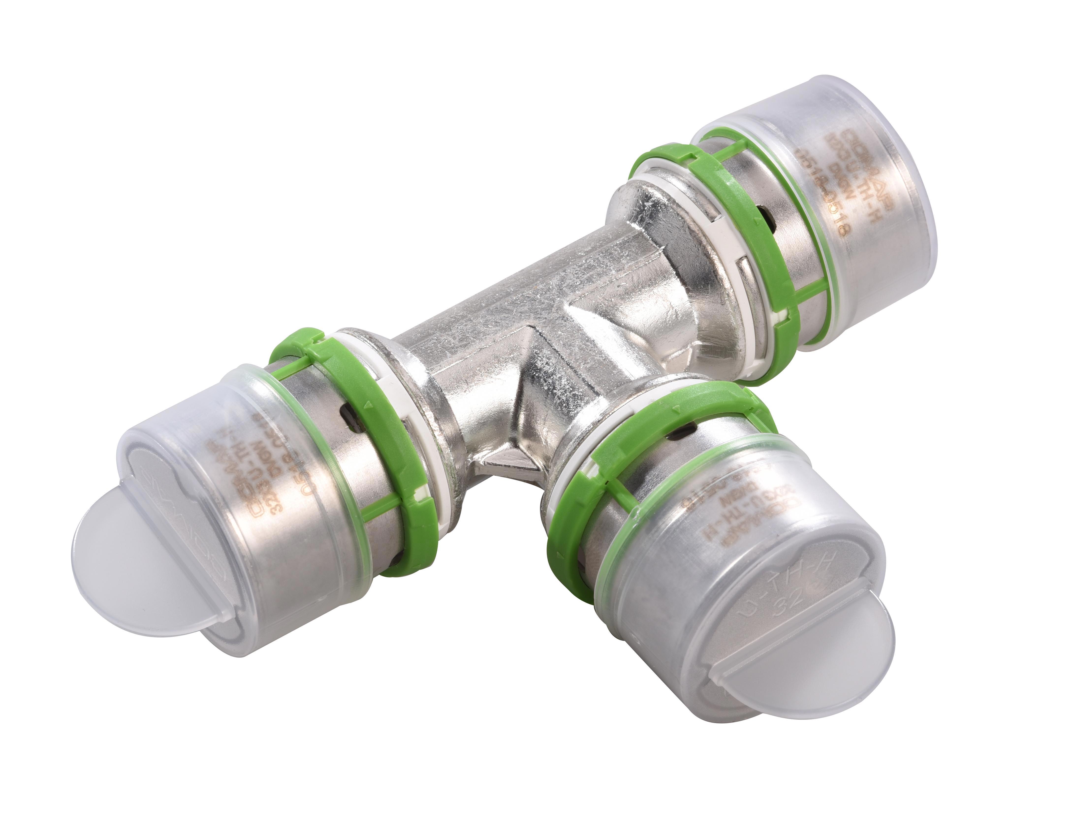 Изображение товара Тройник Comap 32x32 мм латунь 7130W32 для систем водоснабжения и отопления