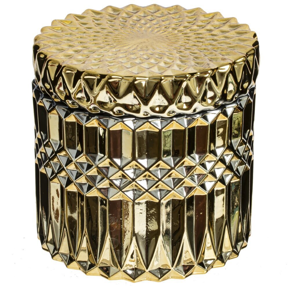 Изображение товара Шкатулка 11x10.50 см цвет желтый/золотой