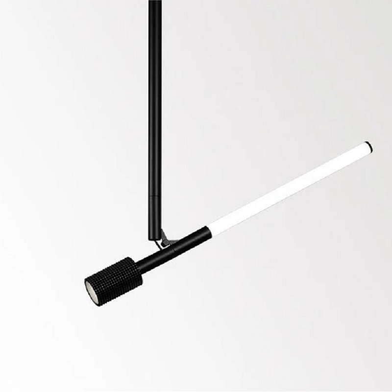 Изображение товара Люстра потолочная IMPERIUMLOFT CLIFF 2 лампы черная современная стильная