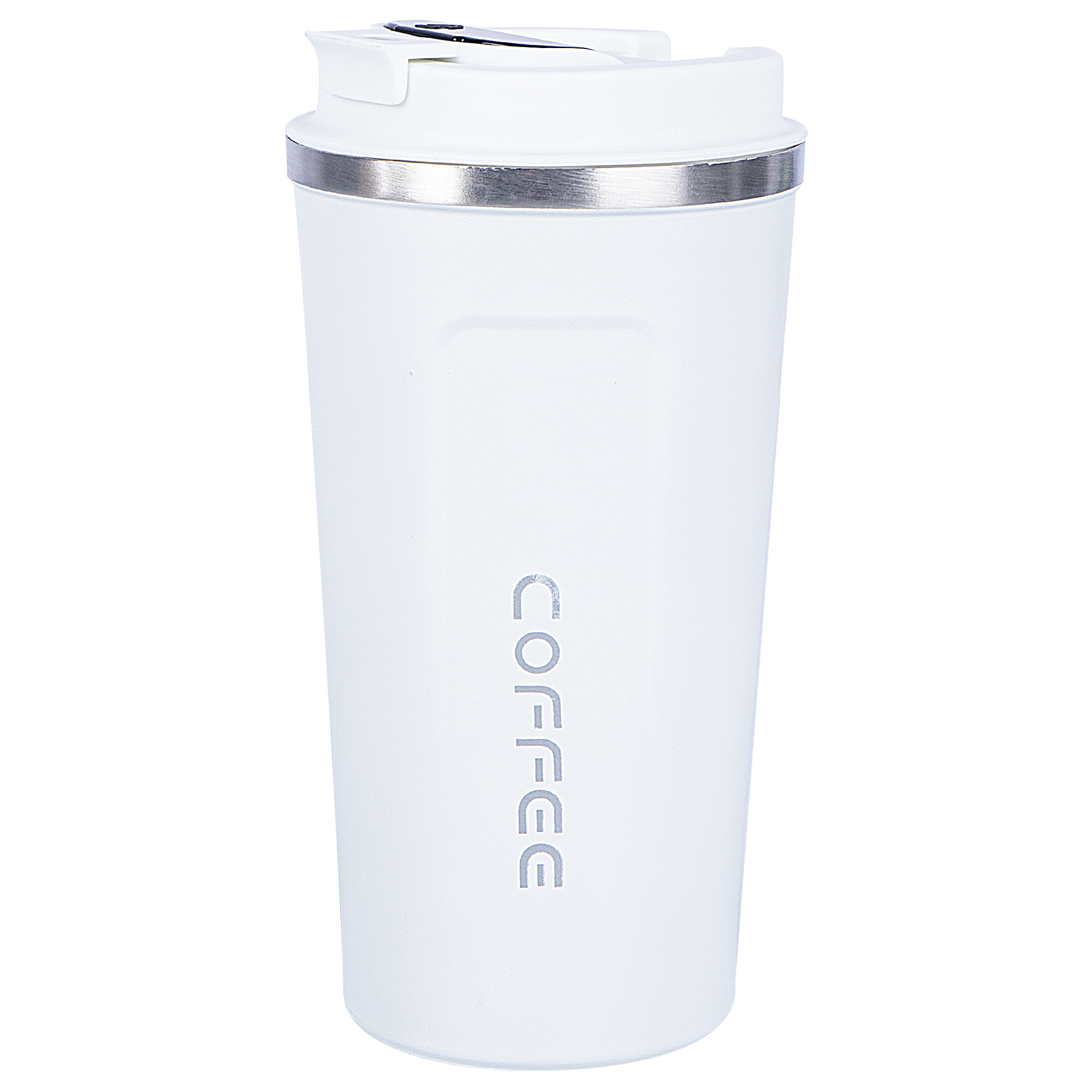 Изображение товара Термокружка металлическая 510 мл белая с сенсорным дисплеем