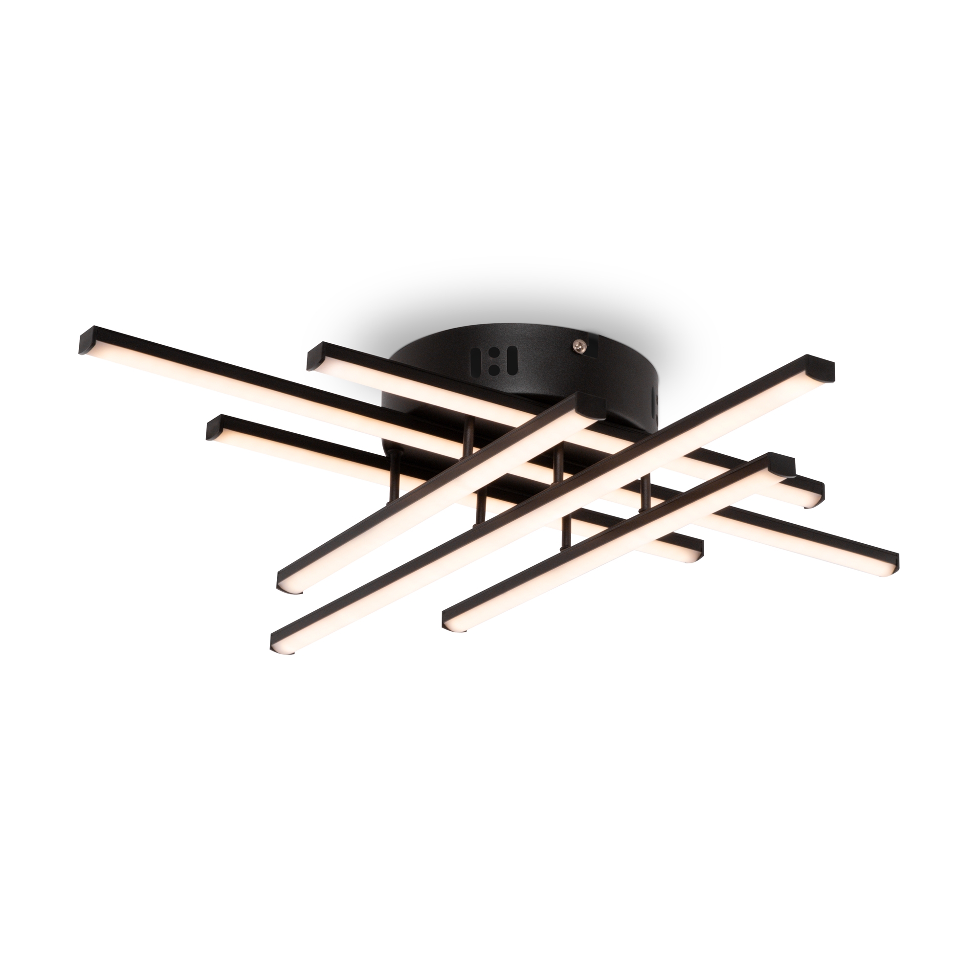 Изображение товара Люстра потолочная светодиодная Freya Mandy 40W 4000K черный с 6 плафонами