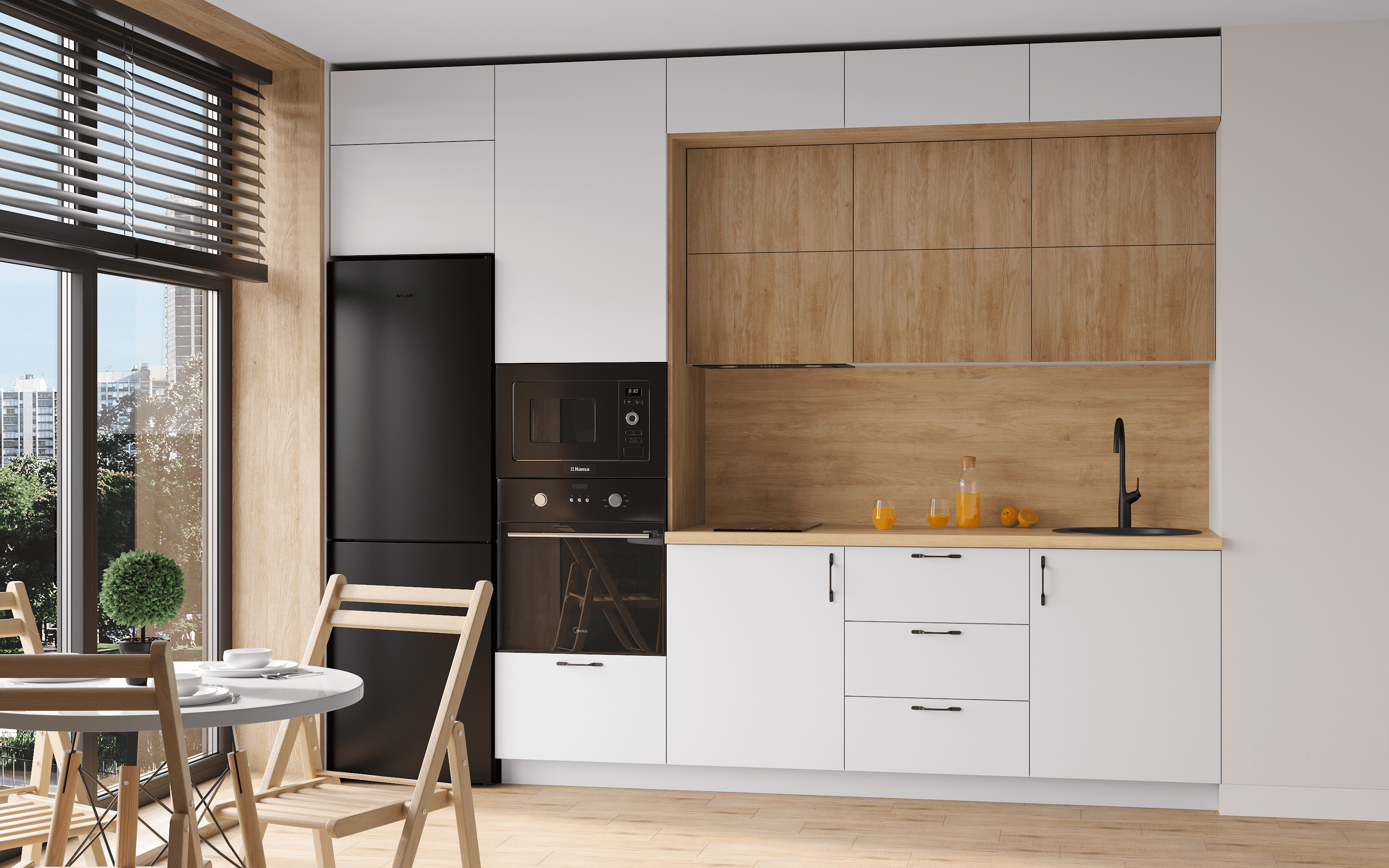 Микроволновая печь Hansa AMM20BESH встраиваемая 20 л 59.5x34.3x38.8 см механическое управление цвет чёрный - 12