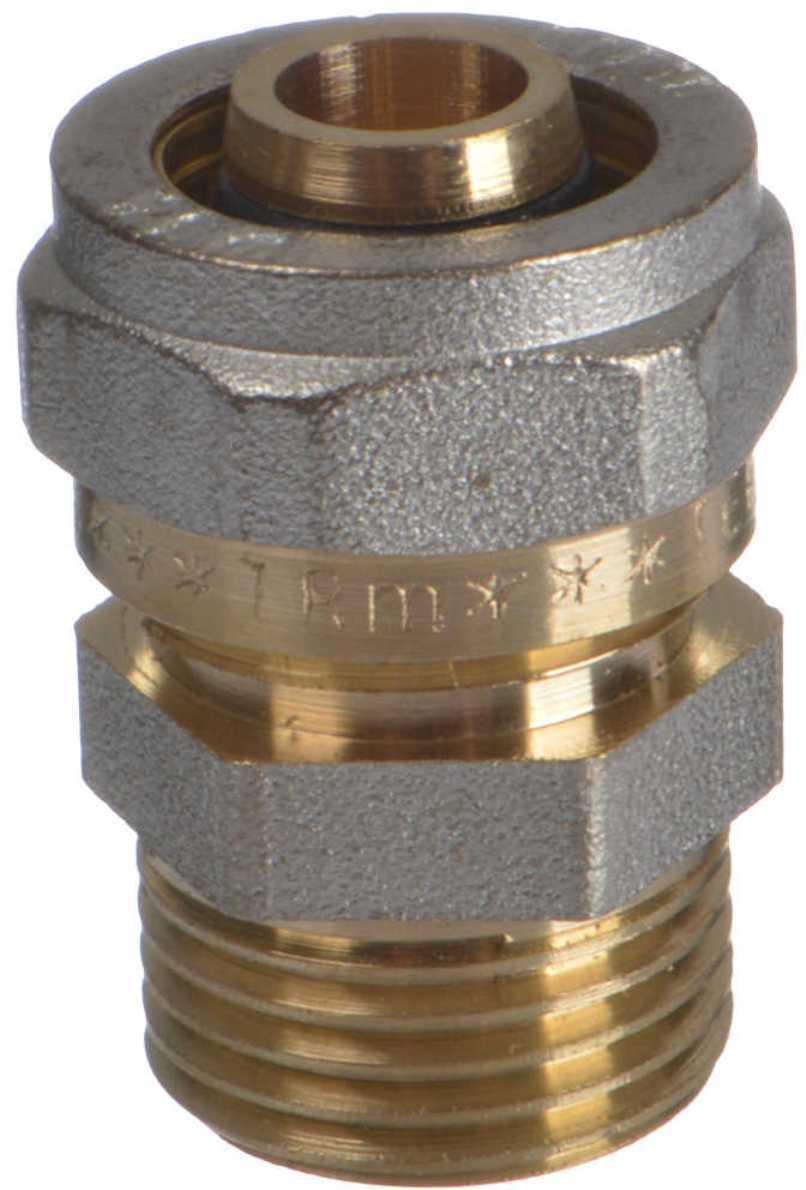 Изображение товара Комплект муфт Терма 1/2 x 16 мм латунь никелированные 6 шт для водоснабжения