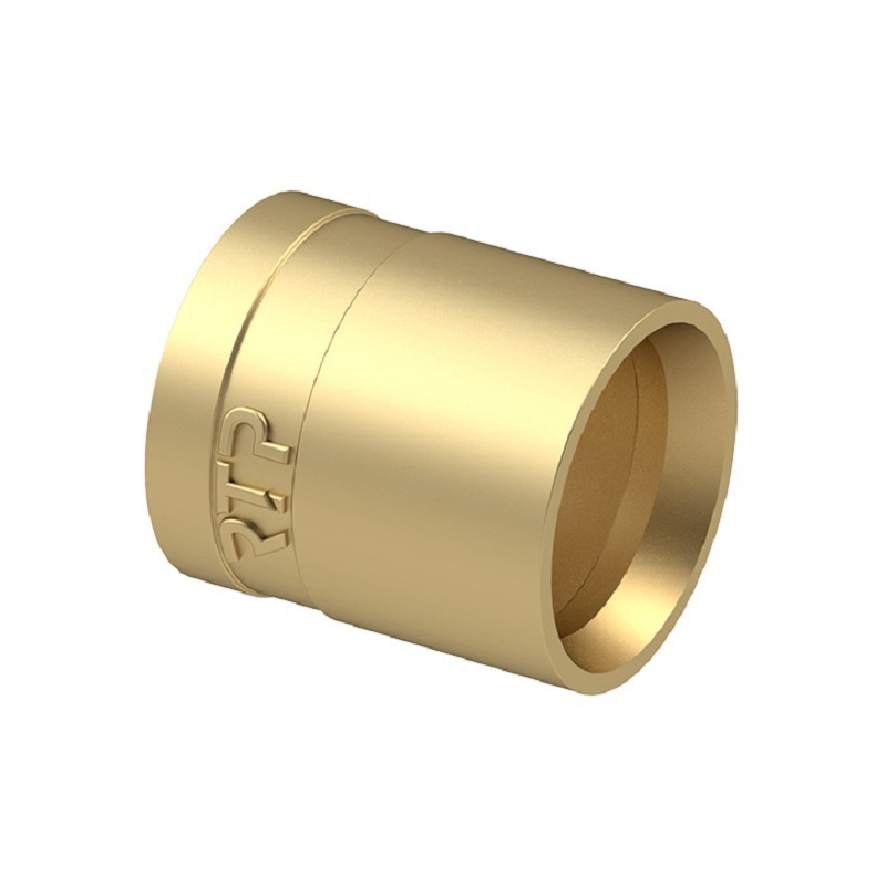 Изображение товара Монтажная гильза РТП 40x40 мм латунь для полиэтиленовых труб и водоснабжения