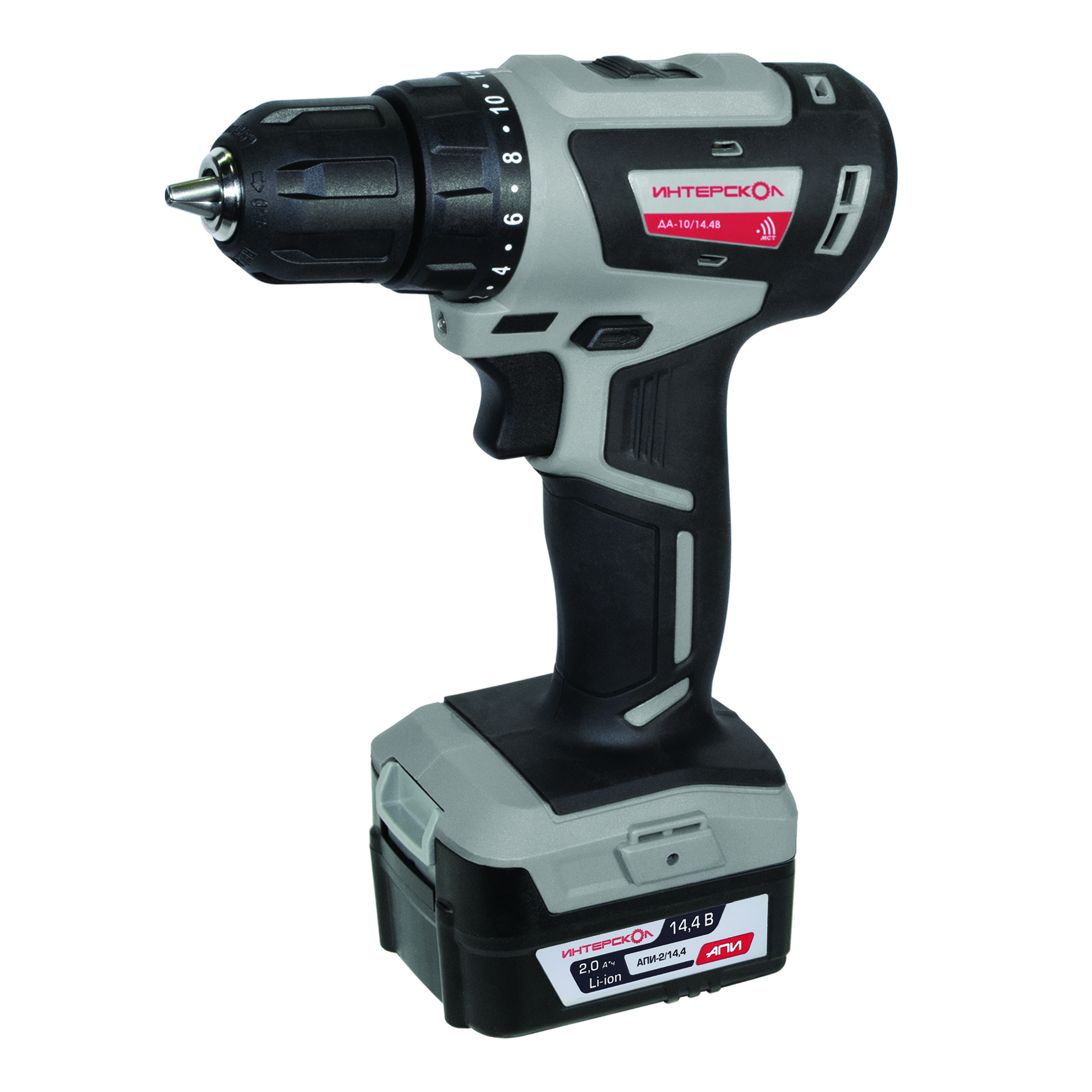 Изображение товара Аккумуляторная дрель-шуруповерт Интерскол МиниМАКС ДА-10/14.4В профессиональный, бесщеточный двигат