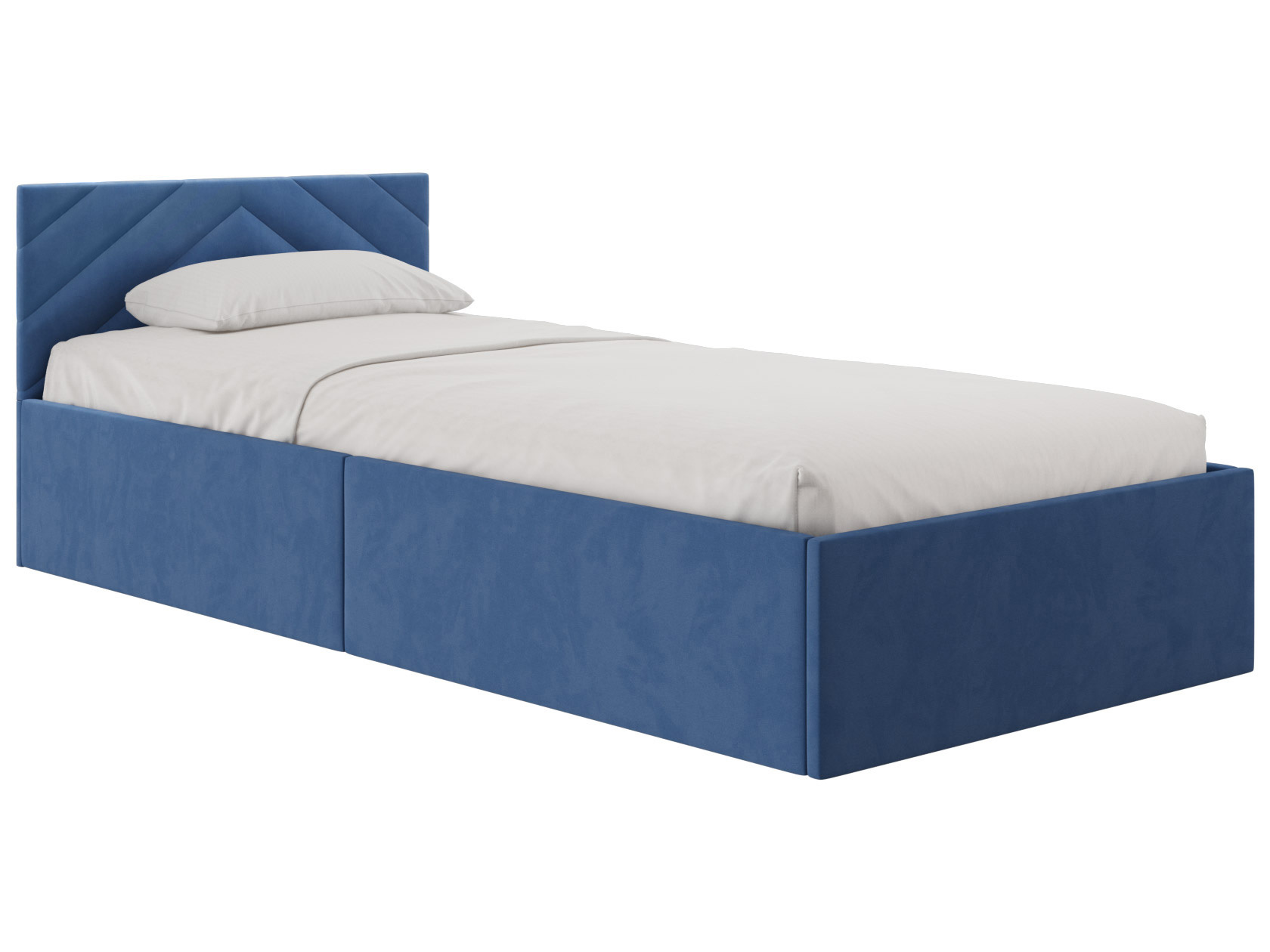 Изображение товара Кровать Джос с обивкой из велюра, современный стиль, Россия