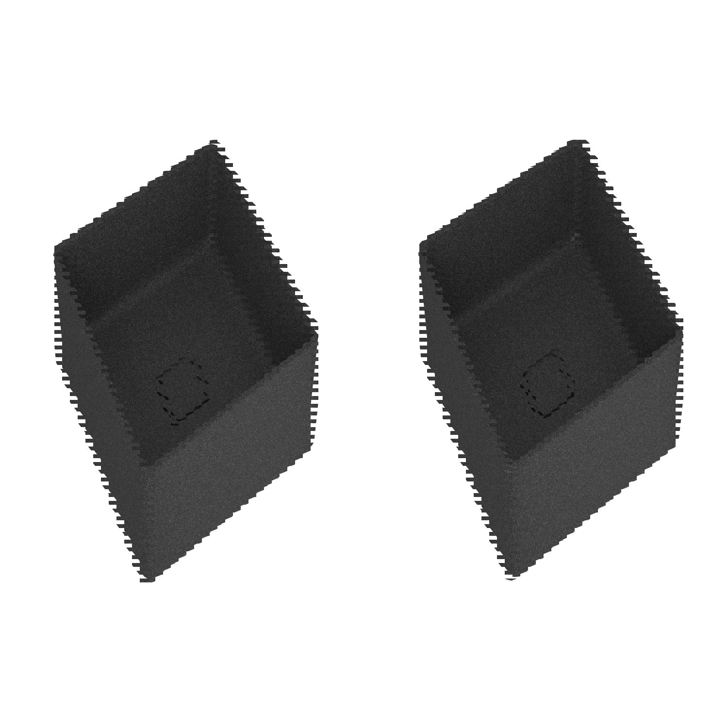 Изображение товара Раковина Bauedge dream MRY0053 40см цвет черный металлик