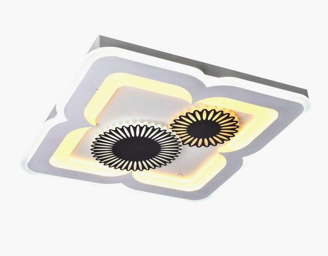 Изображение товара Светильник настенно-потолочный светодиодный МЕЛОДИЯ СВЕТА H036 40 м² изменение оттенков белого цвет белый