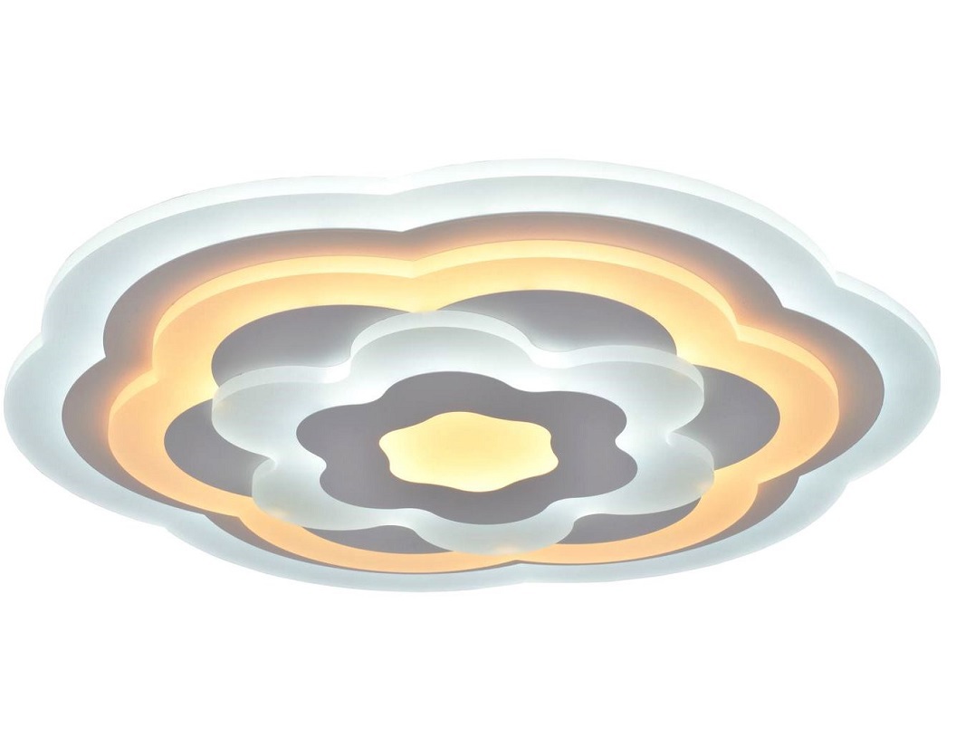 Изображение товара Светильник настенно-потолочный светодиодный SELENA H045 Led light 40 м² теплый белый свет цвет серый