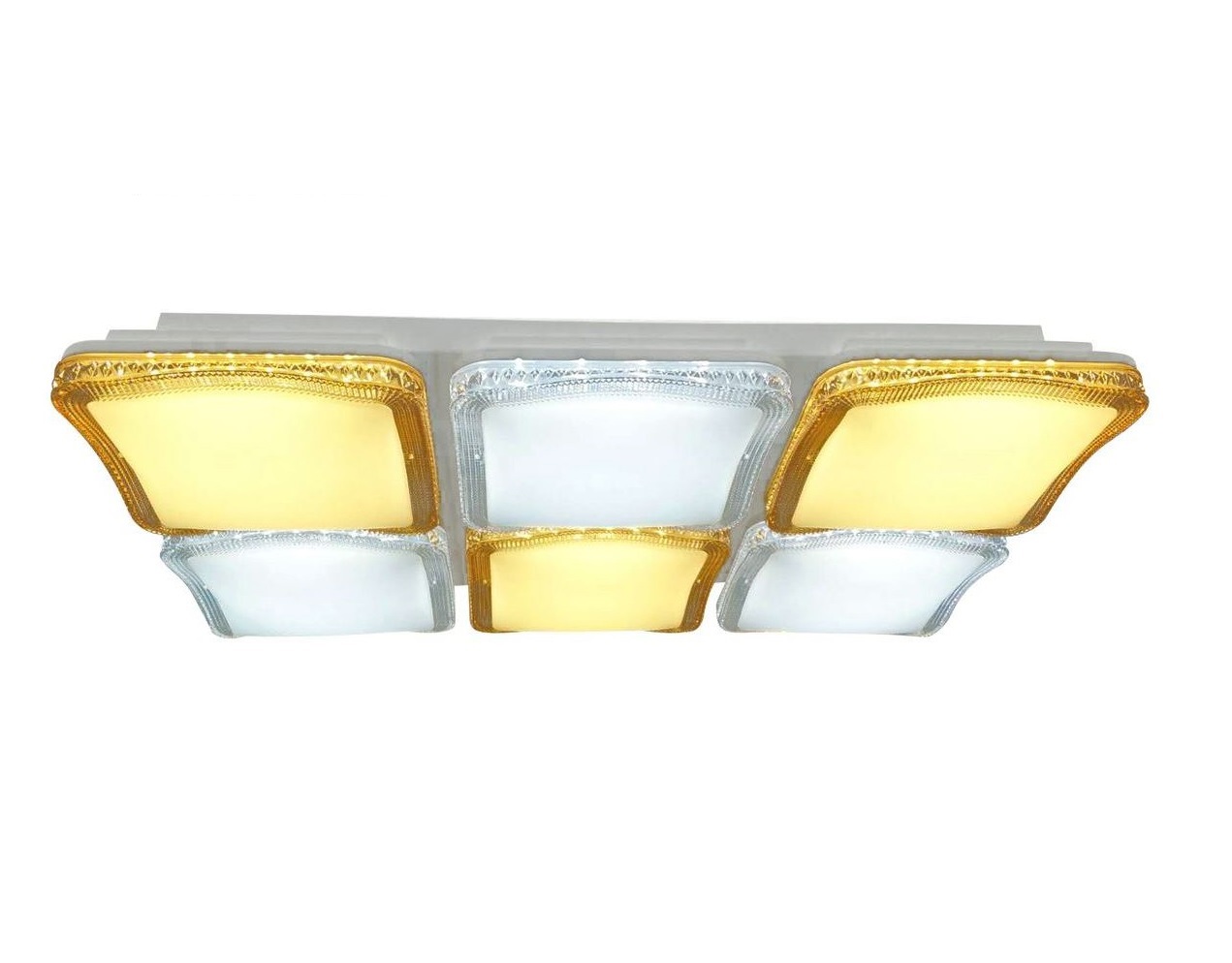 Изображение товара Светильник настенно-потолочный светодиодный SELENA Z013 Led light 24 м² теплый белый свет цвет разноцветный