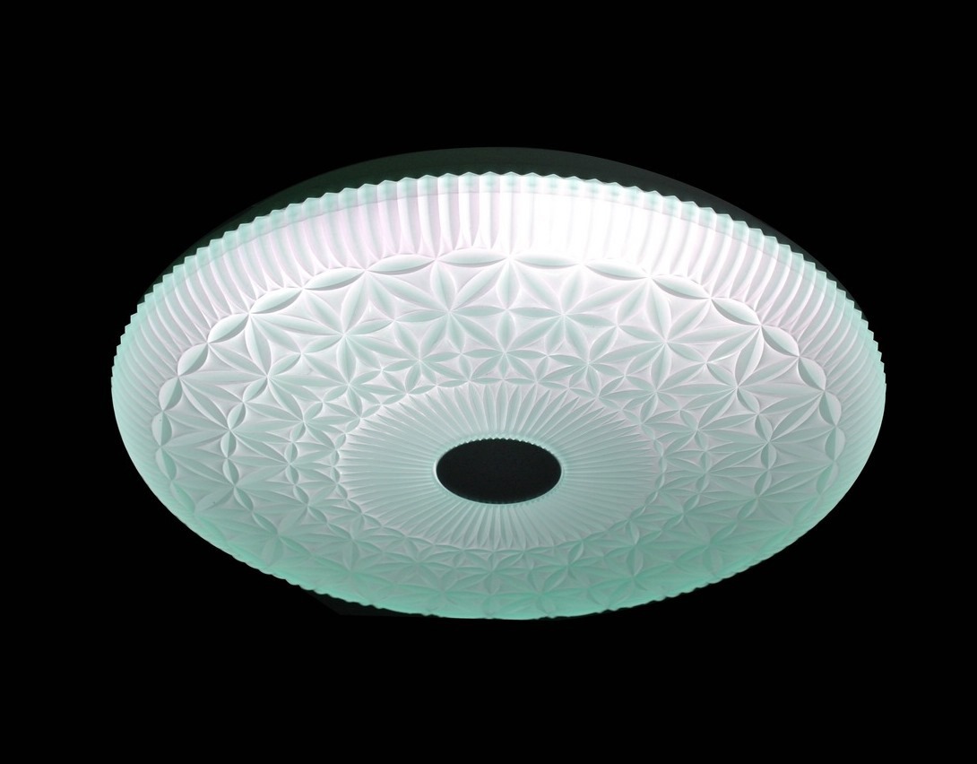 Изображение товара Светильник настенно-потолочный светодиодный Мелодия света Round wall X063 5 м² нейтральный белый свет цвет синий