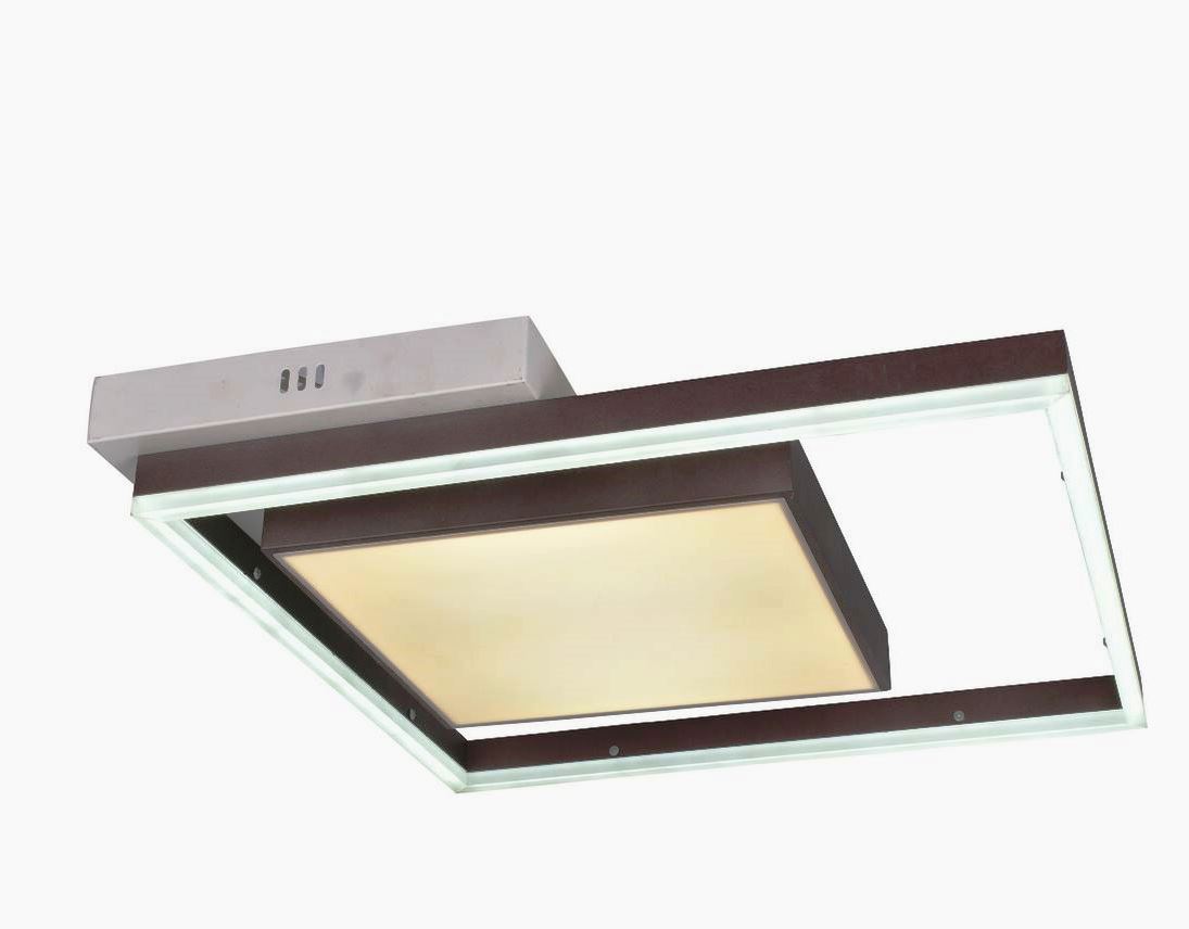 Изображение товара Светильник настенно-потолочный светодиодный Мелодия света Squares Z112-2 20 м² регулируемый цвет света цвет белый