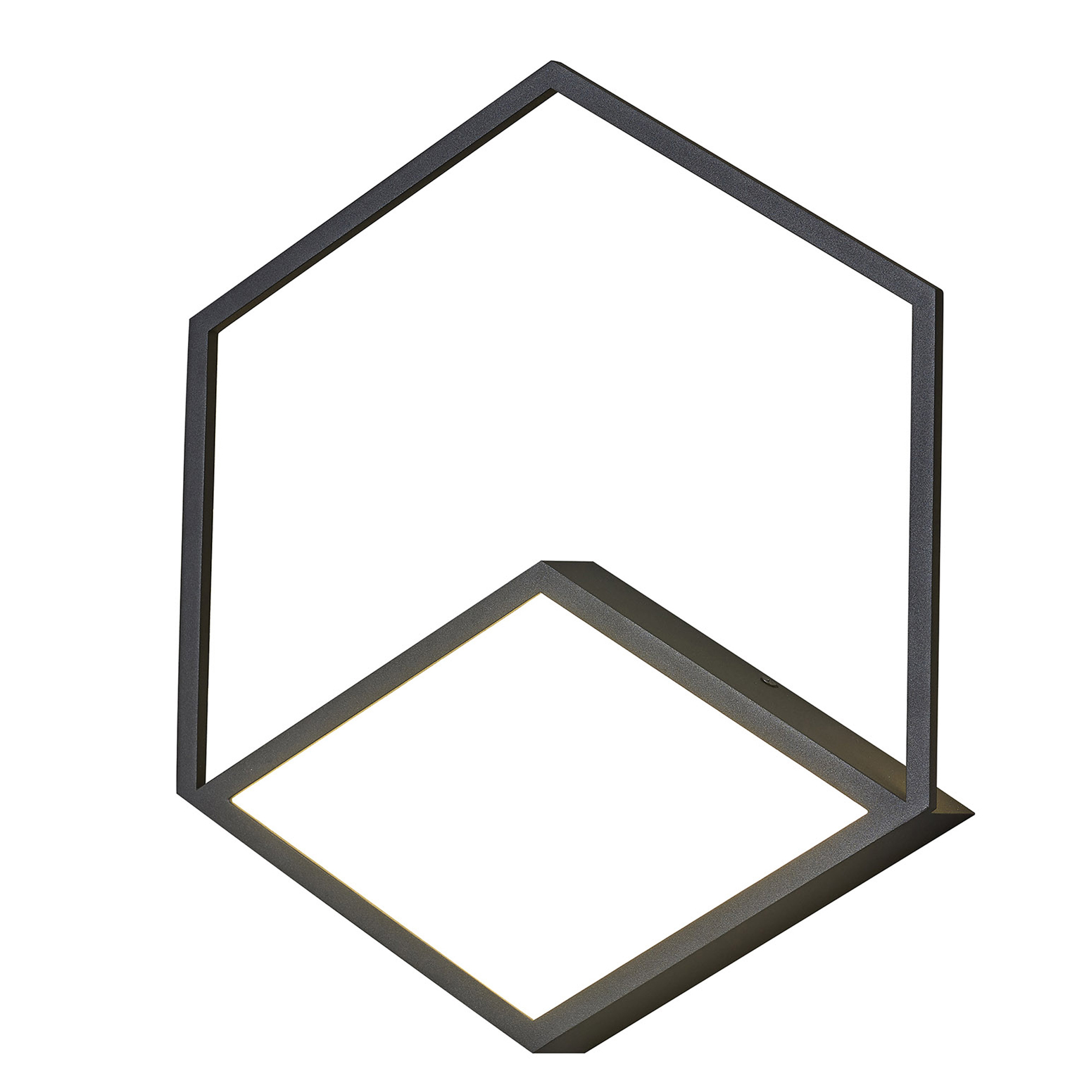 Изображение товара Светильник настенно-потолочный Mantra Kubick 7763 черный 10 м² теплый белый свет