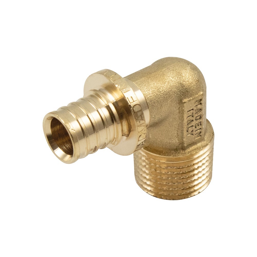 Изображение товара Угол комбинированный 90 градус Tiemme 3/4x20 мм латунь для систем водоснабжения