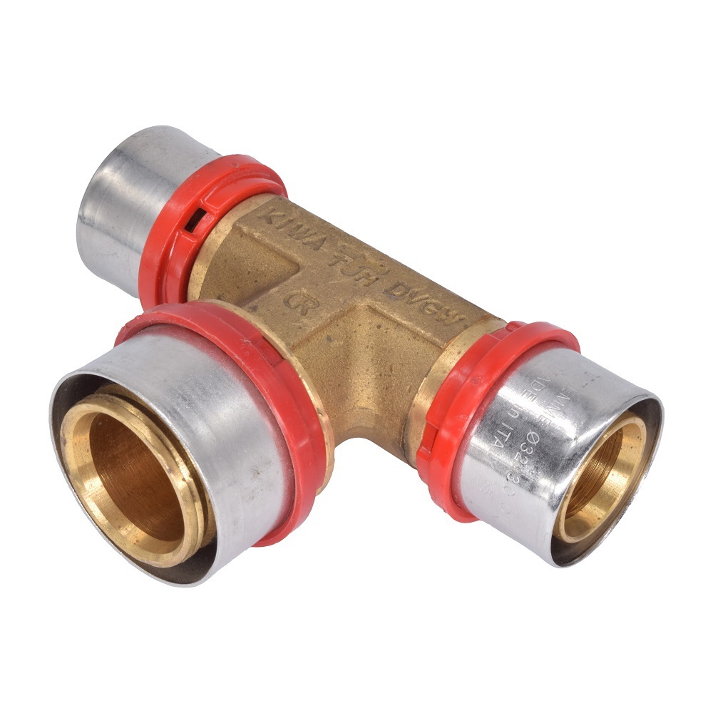 Изображение товара Тройник переходной Tiemme 32x40x32 мм ВПр латунь