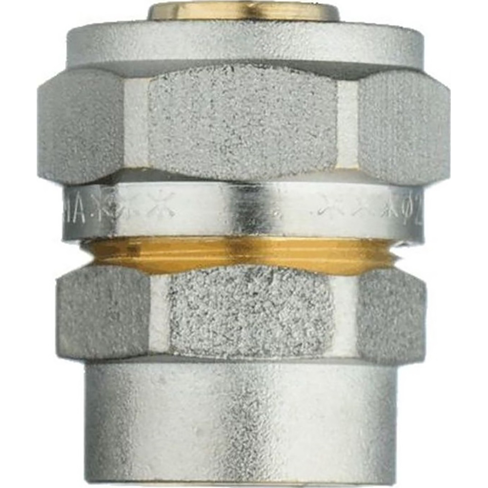 Изображение товара Муфта комбинированная Terma 1/2"x16 мм ВР латунь 82203595