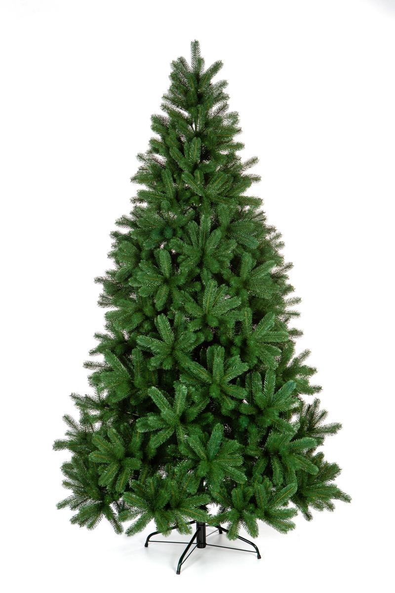 Изображение товара Искусственная новогодняя ель Crystal trees Бергамо 230 см с высокой эстетикой и легкостью сборки